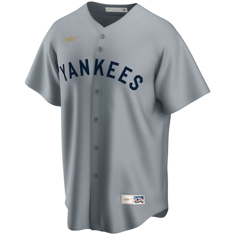 New York Yankees MLB Nike Men Grey 1927 Cooperstown Replica Jersey product image 1, provided for visual reference and