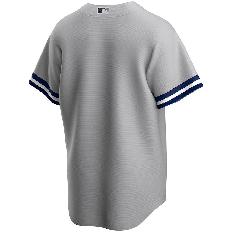 New York Yankees MLB Nike Men Dugout Grey Replica Jersey product image 2, provided for visual reference and product detail