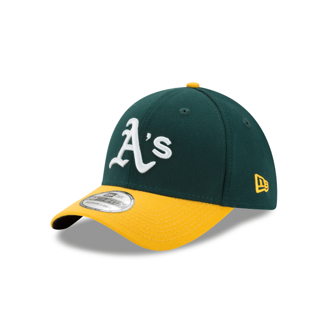 Oakland Athletics MLB New Era Men Green/Yellow 39Thirty Team Classic Stretch Fit Hat product image 1, provided for visual