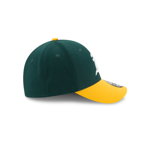 Oakland Athletics MLB New Era Men Green/Yellow 39Thirty Team Classic Stretch Fit Hat product image 6, provided for visual