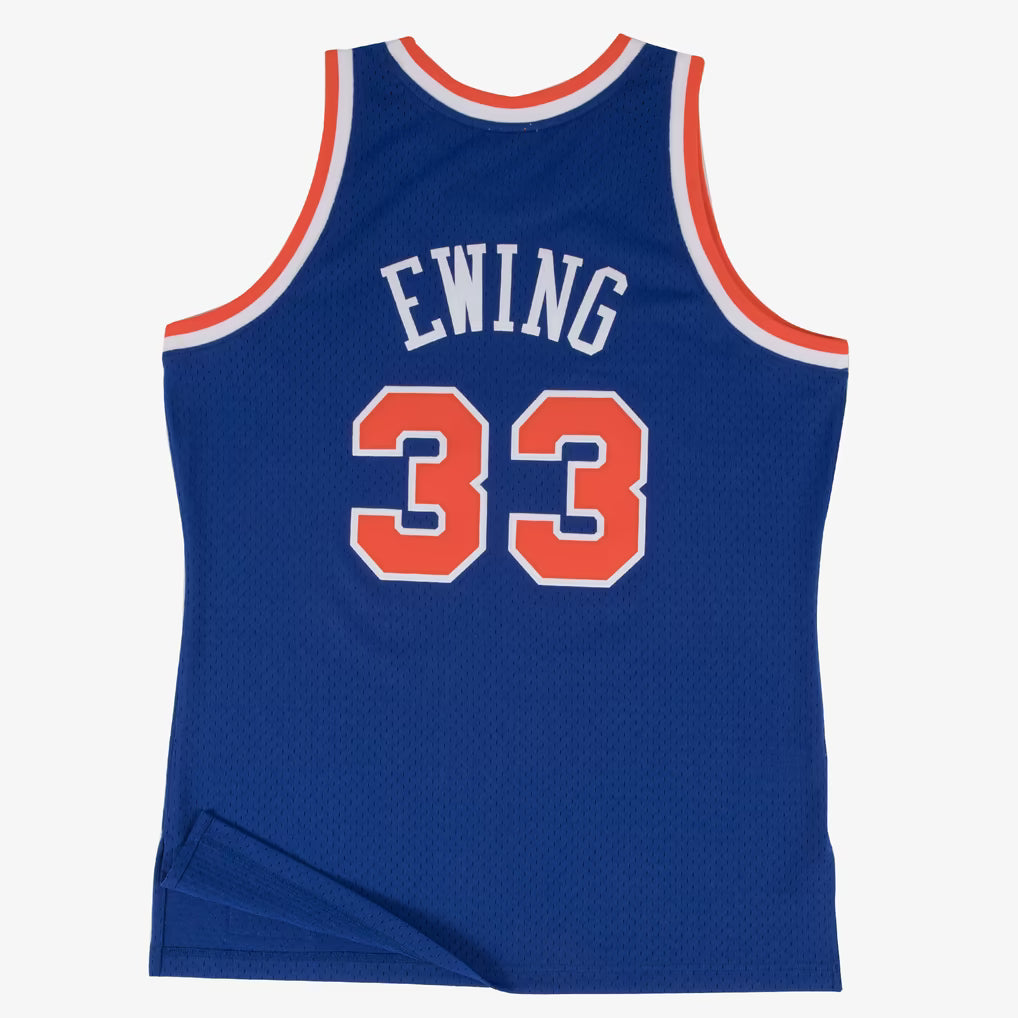 Patrick Ewing New York Knicks NBA Mitchell & Ness Men Royal Blue 1991-92 Hardwood Classics Swingman Jersey product image 2,