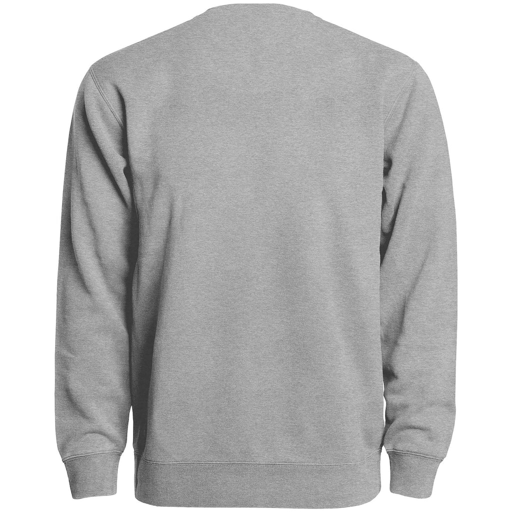Montreal Expos MLB Bulletin Men Athletic Grey Cooperstown Twill Applique Crew Sweater product image 2, provided for visual