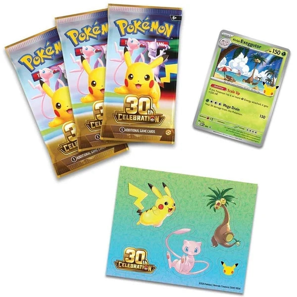 Pokémon TCG 30th Celebration Tech Sticker Collection Assortment Box product image 8, provided for visual reference and