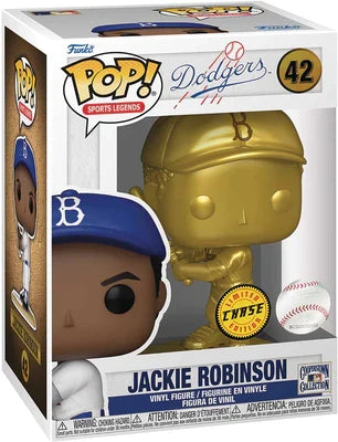 Jackie Robinson Brooklyn Dodgers MLB Funko POP Legends Chase Edition Vinyl Figure product image 1, provided for visual