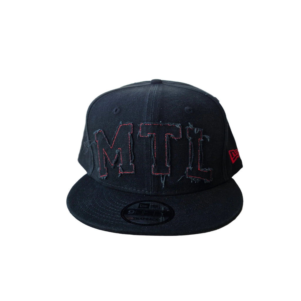 Montreal Alouettes CFL New Era Men Black 9Fifty Off The Clock Snapback product image 2, provided for visual reference and
