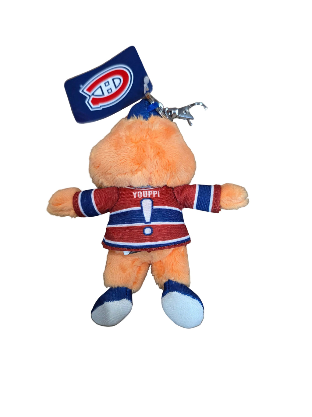 Youppi Montreal Canadiens NHL Stuffed Animal House Zipper Pull Keychain Plush Mascot product image 2, provided for visual
