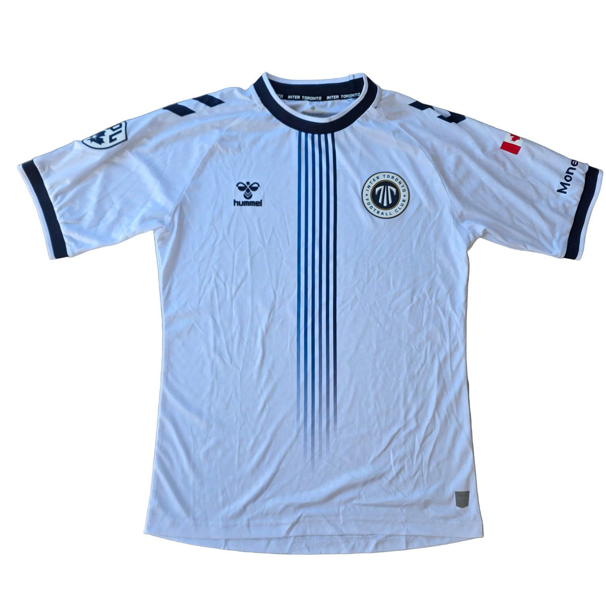 Inter Toronto CPL Hummel Men White 2026 Away Replica Jersey product image 1, provided for visual reference and product