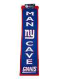 New York Giants NFL Winning Streak Blue 8"x32" Premium Man Cave Heritage Banner product image 1, provided for visual