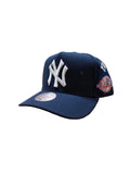 New York Yankees MLB Mitchell & Ness Men Navy Historical Pro Pinch Fit Snapback Hat product image 1, provided for visual