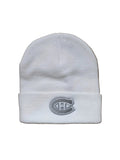Montreal Canadiens NHL American Needle Men White/Silver Cuffed Knit Beanie product image 1, provided for visual reference