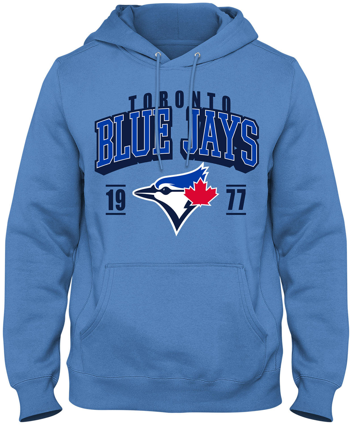 Toronto Blue Jays MLB Bulletin Men Light Blue Crandelle Hoodie product image 1, provided for visual reference and product