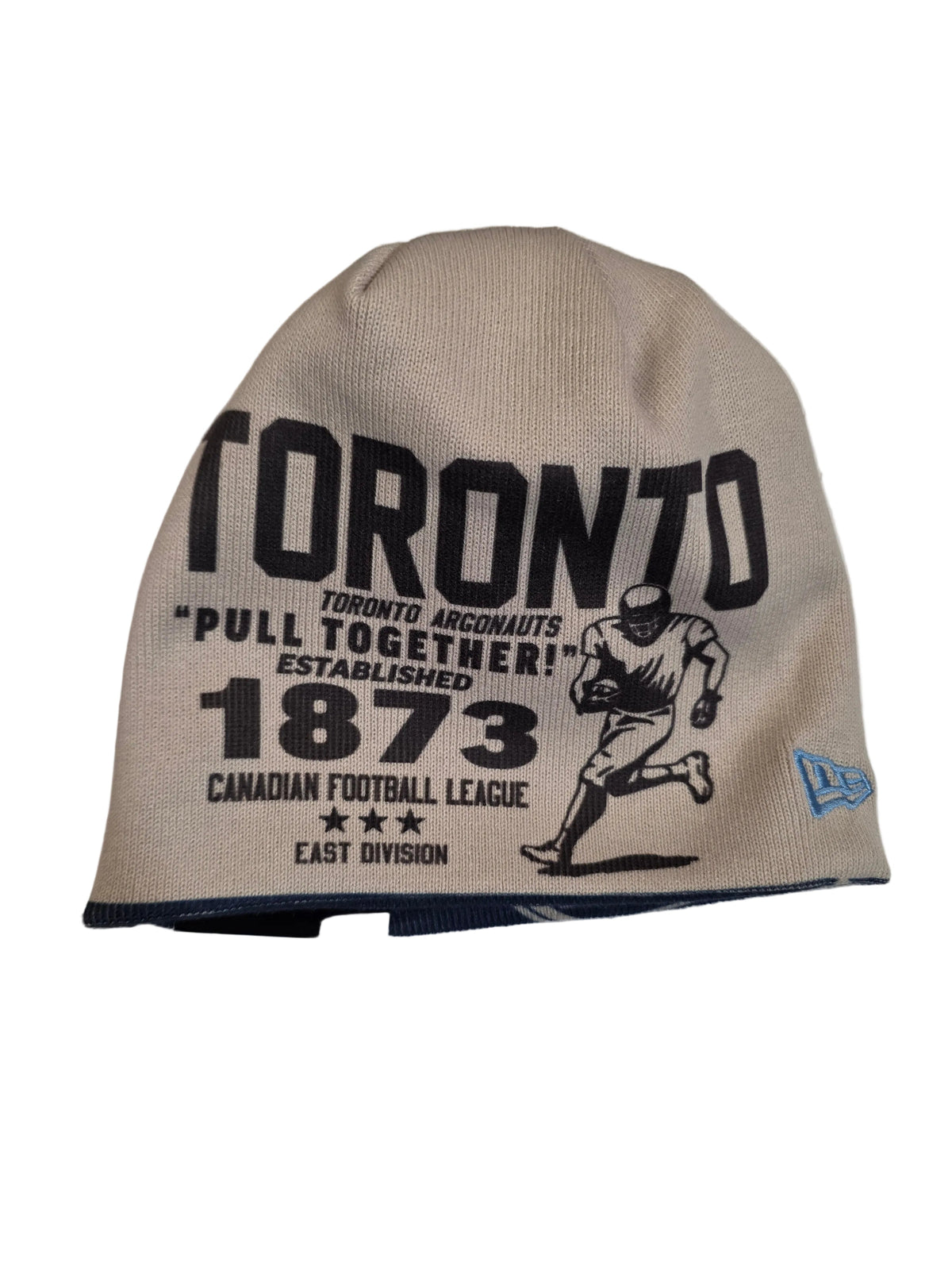 Toronto Argonauts CFL New Era Men Navy 2026 Turf Traditions Beanie Hat product image 2, provided for visual reference and