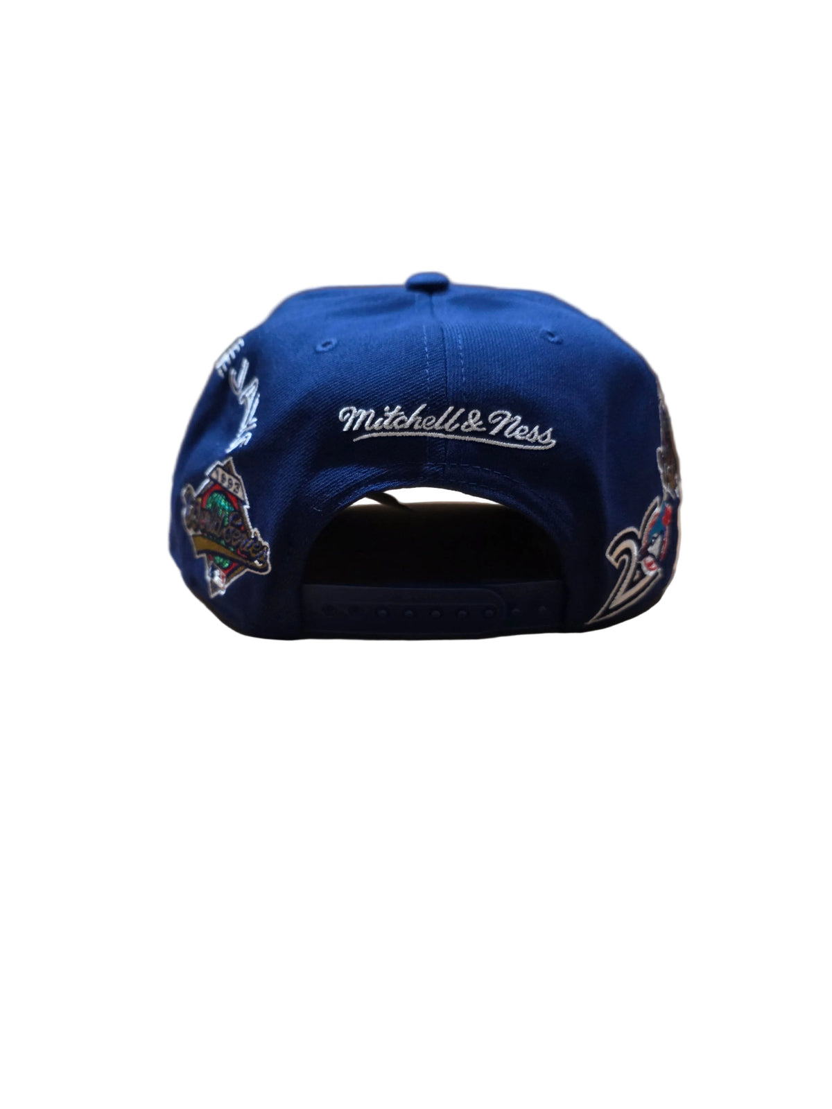 Toronto Blue Jays MLB Mitchell & Ness Men Royal Historical Pro Pinch Fit Snapback Hat product image 4, provided for visual