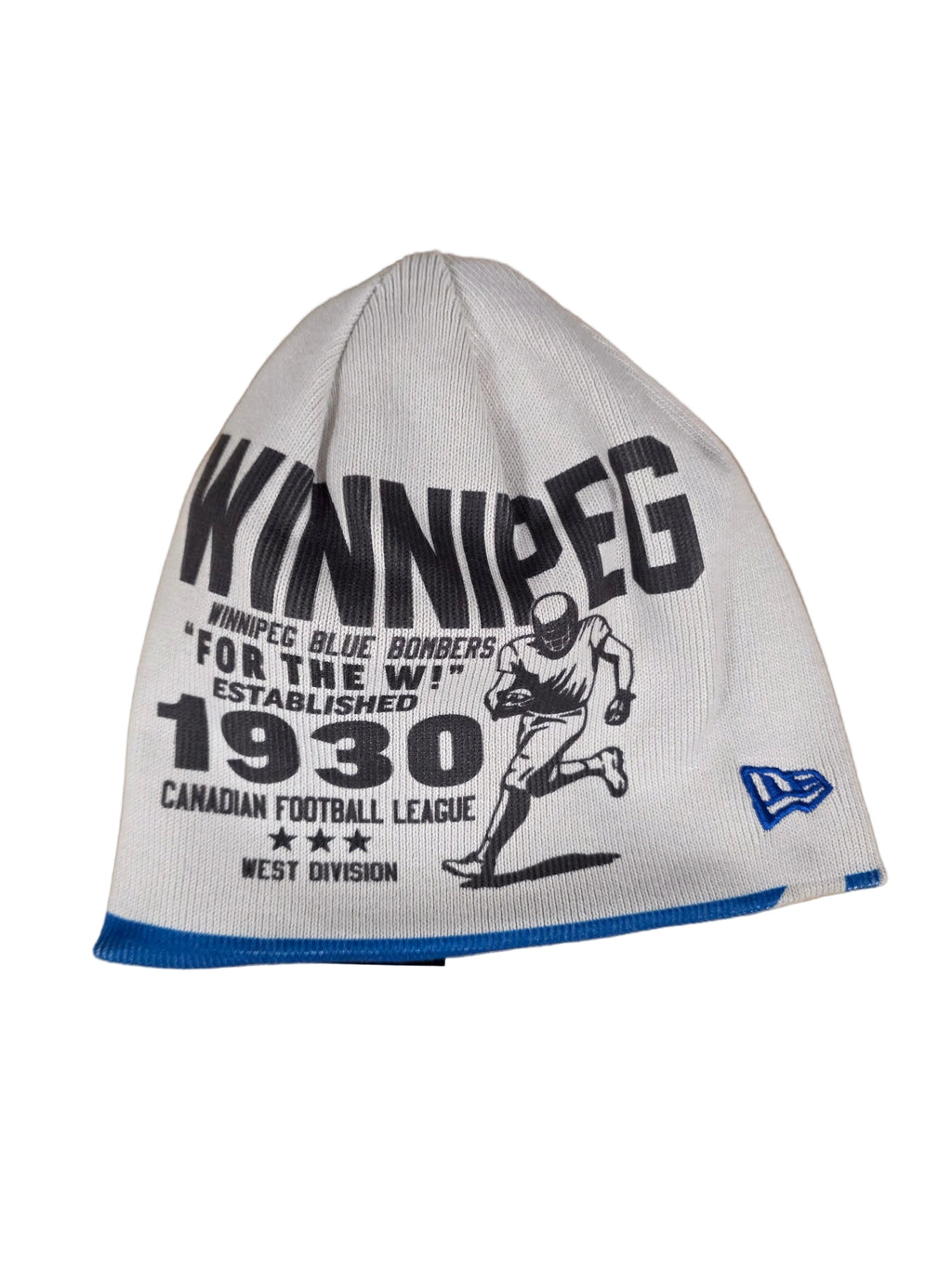 Winnipeg Blue Bombers CFL New Era Men Royal 2026 Turf Traditions Beanie Hat product image 2, provided for visual reference
