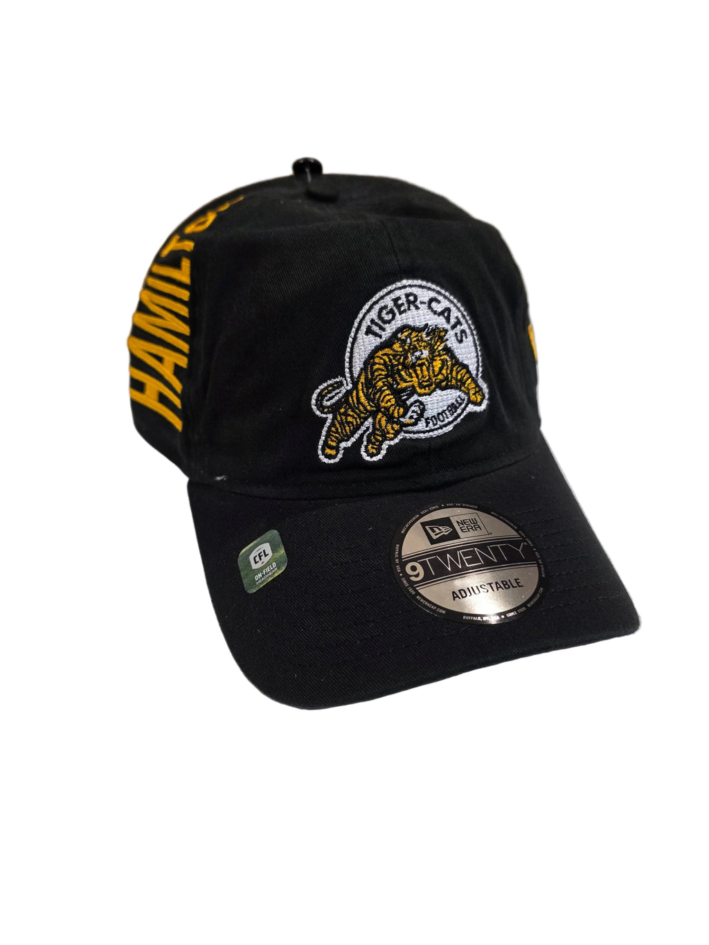 Hamilton Tiger-Cats CFL New Era Men Black 9Twenty 2026 Turf Traditions Adjustable Hat product image 1, provided for visual