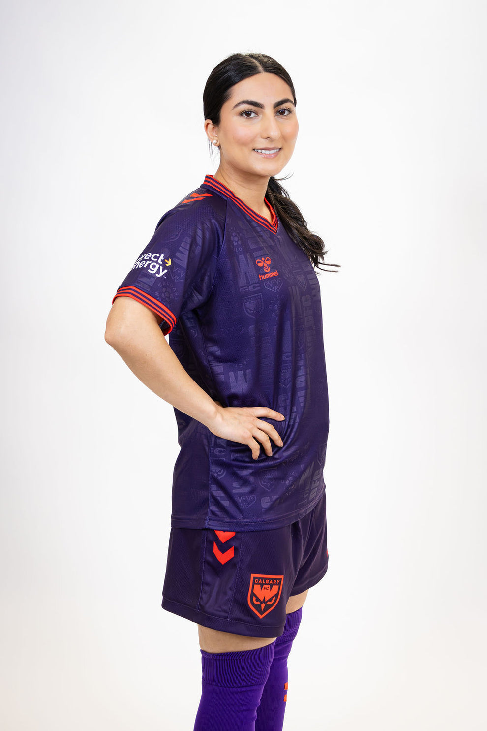 Calgary Wild NSL Hummel Unisex Purple 2026 Home Replica Jersey product image 2, provided for visual reference and product