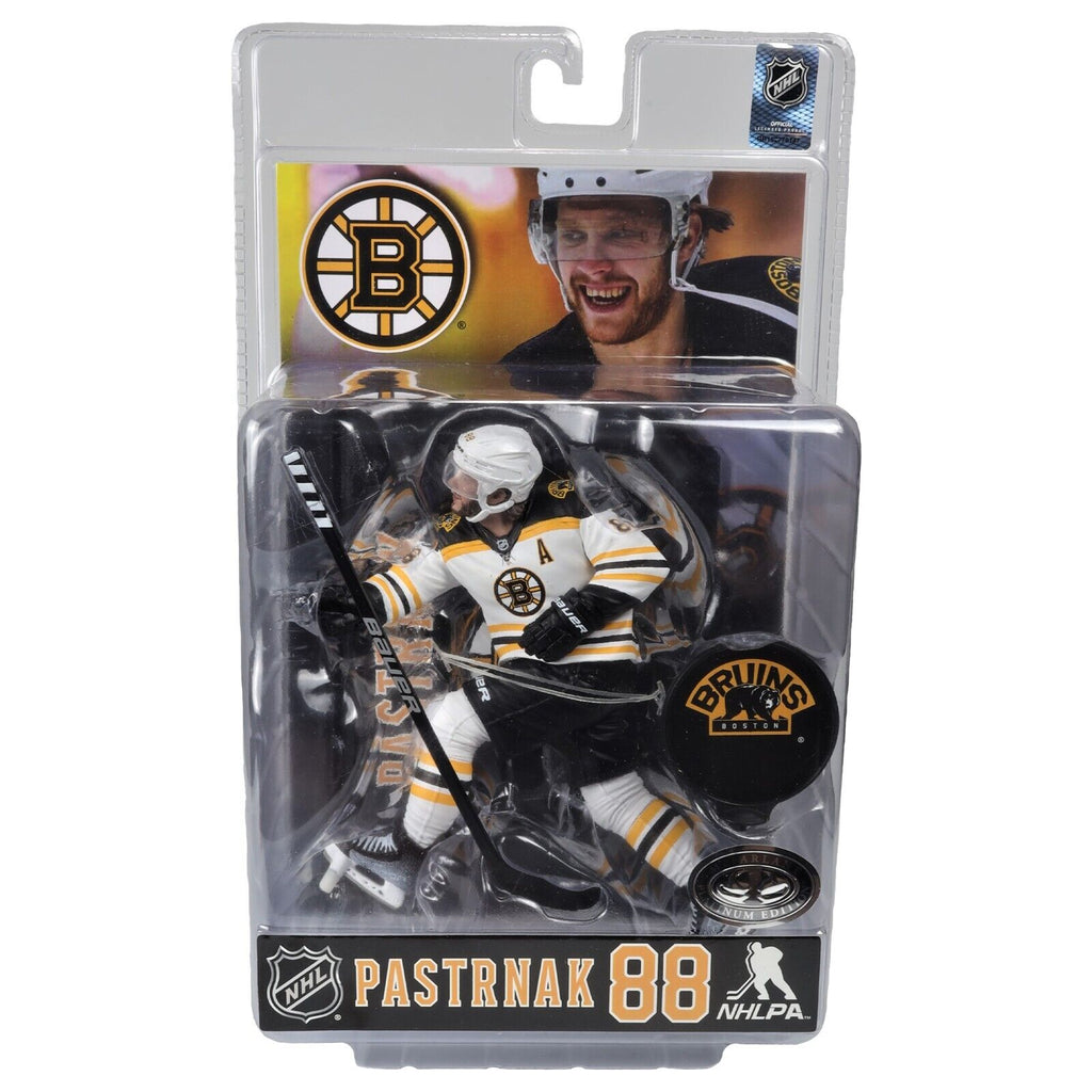 David Pastrnak Boston Bruins NHL McFarlane Toys Away Uniform Legacy Series 7" Action Figure product image 4, provided for