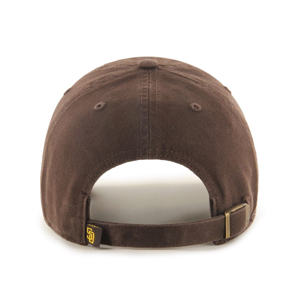 San Diego Padres MLB 47 Brand Men Brown Clean Up Adjustable Hat product image 2, provided for visual reference and product