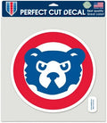 Chicago Cubs 8"x8" Cooperstown Perfect Cut Decal product image 1, provided for visual reference and product detail review