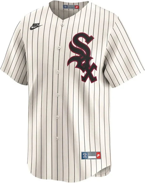 Chicago White Sox MLB Nike Men Cream Cooperstown Collection Limited Jersey product image 1, provided for visual reference