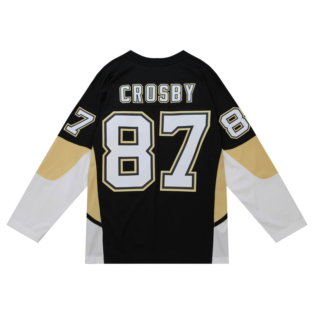 Sidney Crosby Pittsburgh Penguins NHL Mitchell & Ness Men Black 2008 Blue Line Authentic Jersey product image 1, provided
