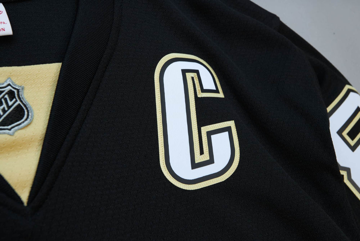 Sidney Crosby Pittsburgh Penguins NHL Mitchell & Ness Men Black 2008 Blue Line Authentic Jersey product image 5, provided