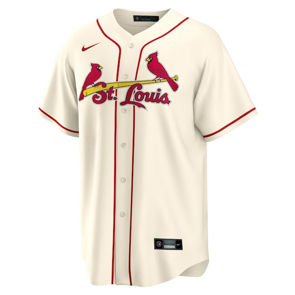 St. Louis Cardinals MLB Nike Men Cream Cooperstown Replica Jersey product image 1, provided for visual reference and product