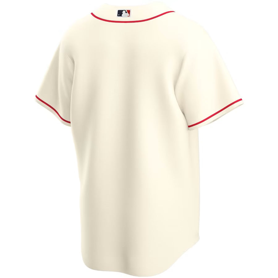 St. Louis Cardinals MLB Nike Men Cream Cooperstown Replica Jersey product image 2, provided for visual reference and product