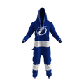 Tampa Bay Lightning NHL Hockey Sockey Men Blue Team Uniform Onesie product image 1, provided for visual reference and