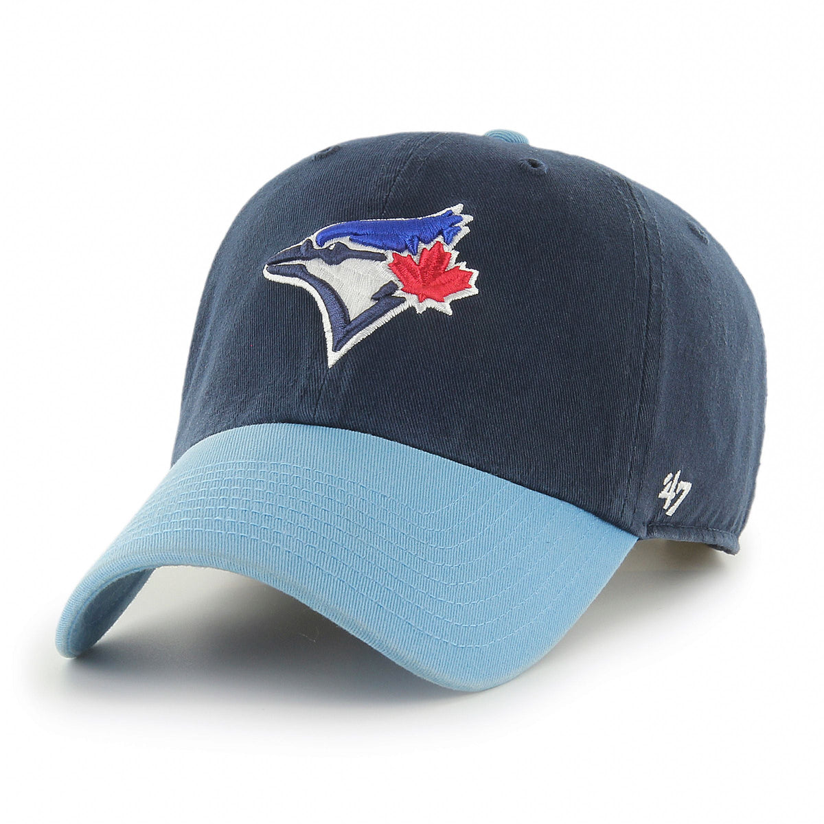 Toronto Blue Jays MLB 47 Brand Men Navy Two Tone Clean Up Adjustable Hat product image 1, provided for visual reference and
