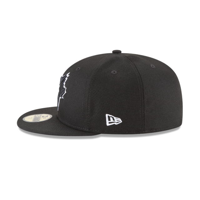 Toronto Blue Jays MLB New Era Men Black/White 59Fifty Authentic Collection Fitted Hat product image 5, provided for visual