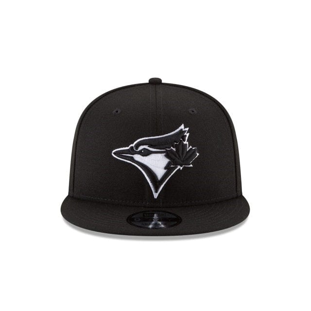 Toronto Blue Jays MLB New Era Men Black/White 9Fifty Snapback product image 3, provided for visual reference and product
