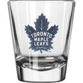 Toronto Maple Leafs NHL TSV 2oz Round Shot Glass product image 1, provided for visual reference and product detail review