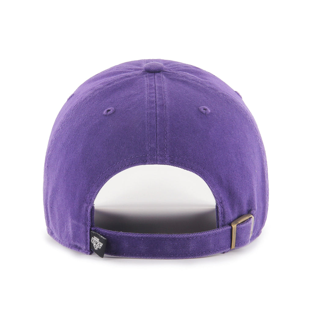 Los Angeles Kings NHL 47 Brand Men Purple Vintage Clean Up Adjustable Hat product image 2, provided for visual reference and