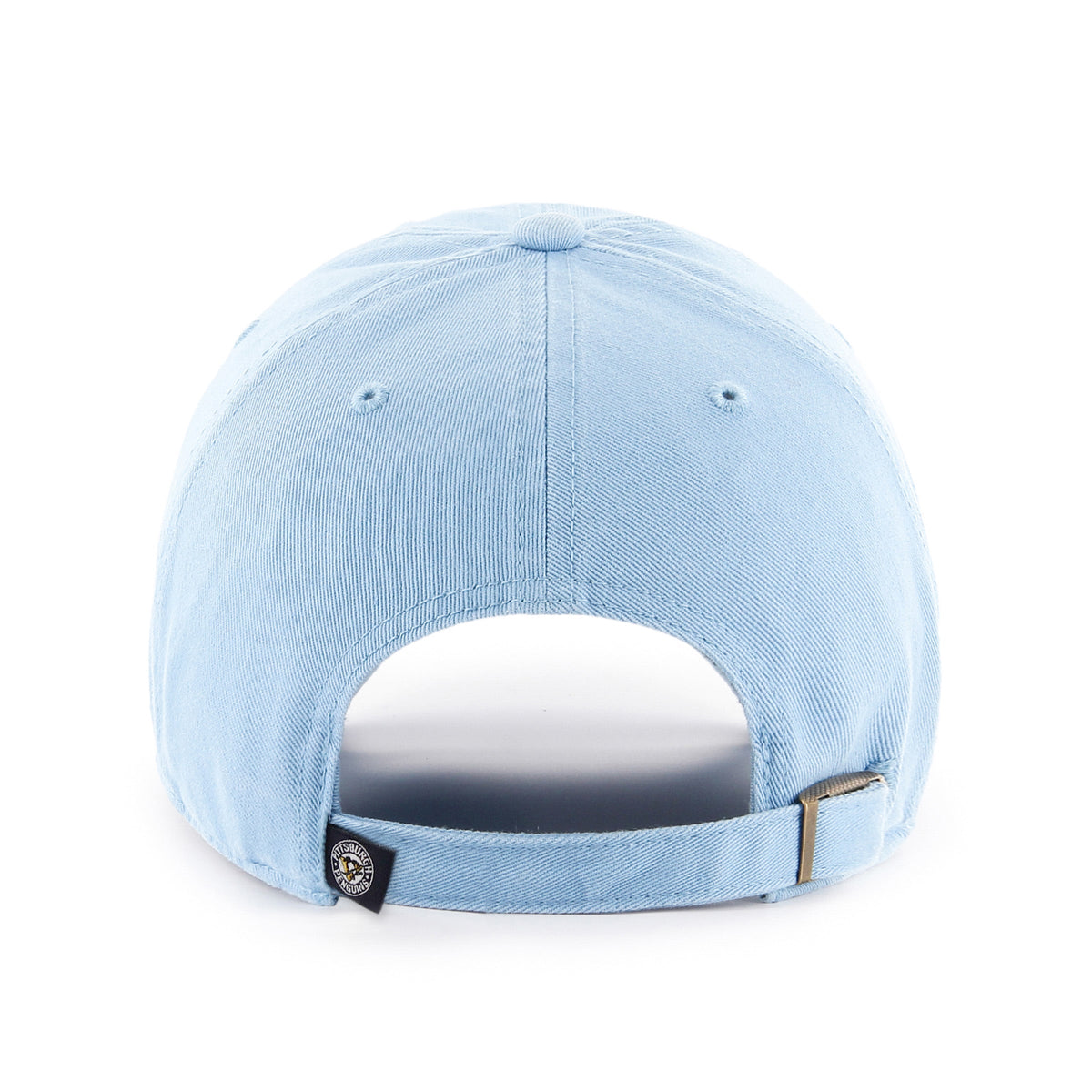 Pittsburgh Penguins NHL 47 Brand Men Light Blue Vintage Clean Up Adjustable Hat product image 2, provided for visual