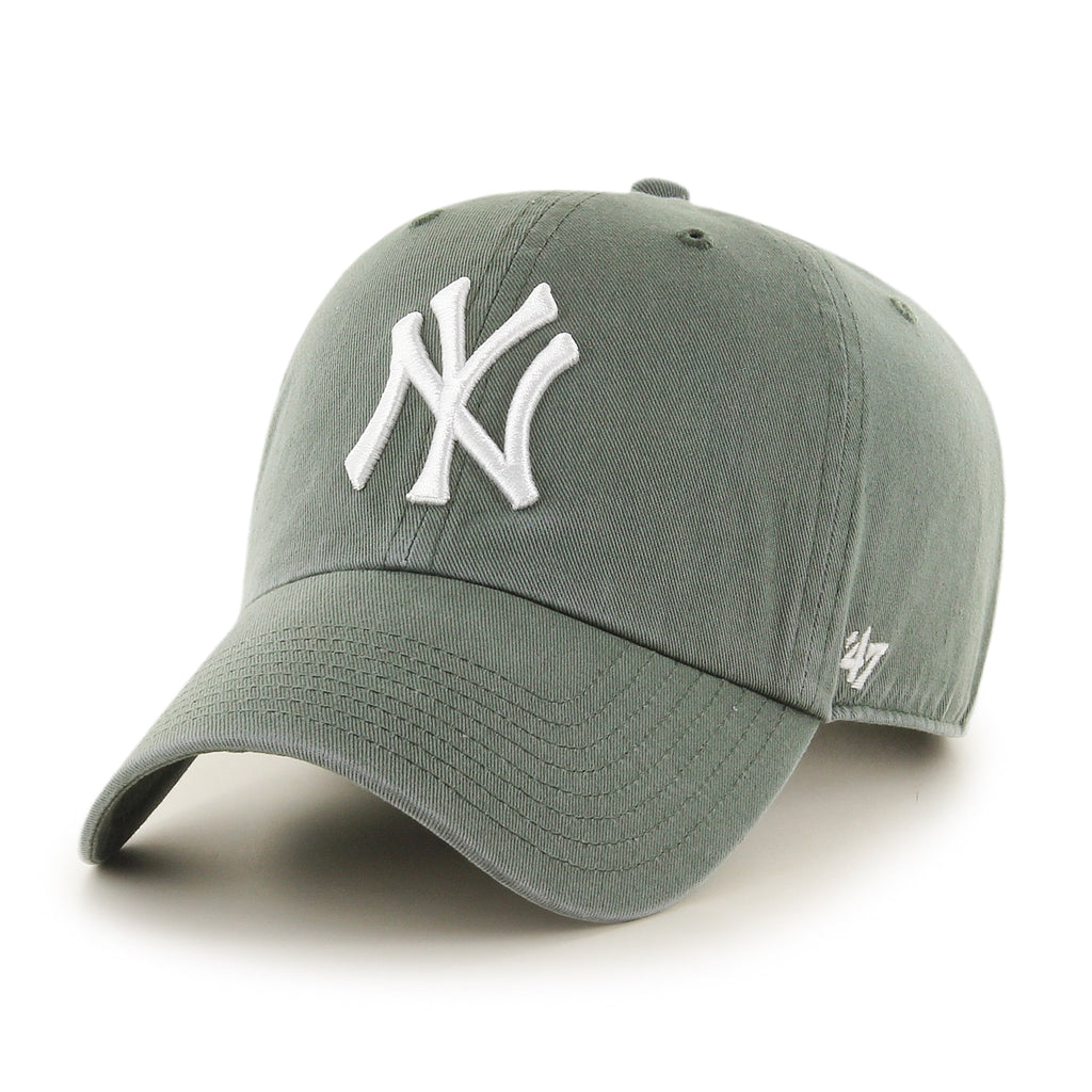 New York Yankees MLB 47 Brand Men Moss Clean Up Adjustable Hat product image 1, provided for visual reference and product