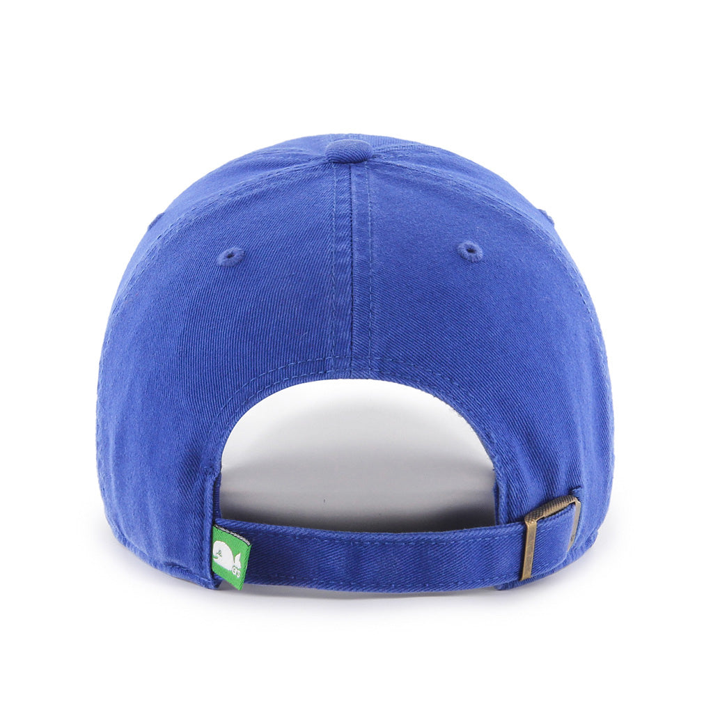 Hartford Whalers NHL 47 Brand Men Blue Alternate Logo Clean Up Adjustable Hat product image 2, provided for visual reference