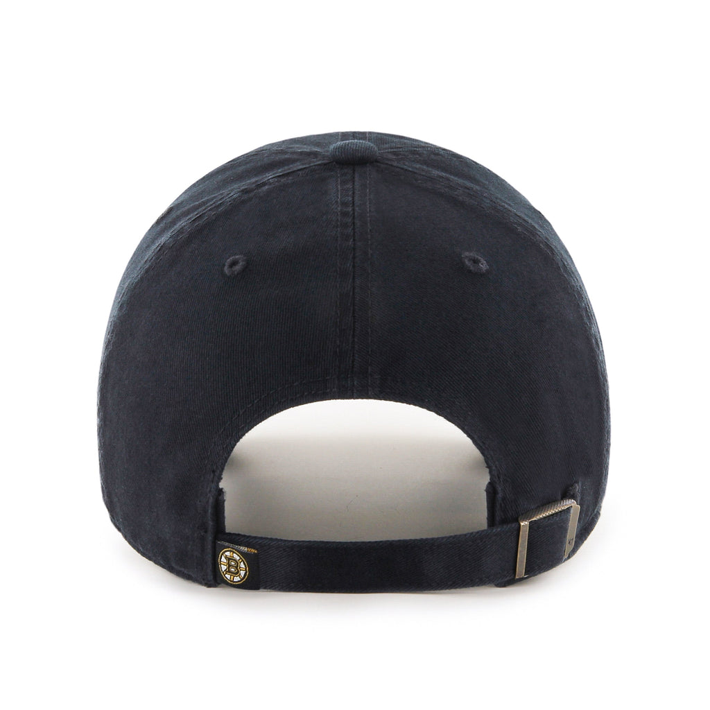 Boston Bruins NHL 47 Brand Men Black Clean Up Adjustable Hat product image 2, provided for visual reference and product
