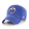 Edmonton Oilers NHL 47 Brand Men Royal Blue 1979 Clean Up Adjustable Hat product image 1, provided for visual reference and