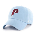 Philadelphia Phillies MLB 47 Brand Men Light Blue Cooperstown Vintage Clean Up Adjustable Hat product image 1, provided for