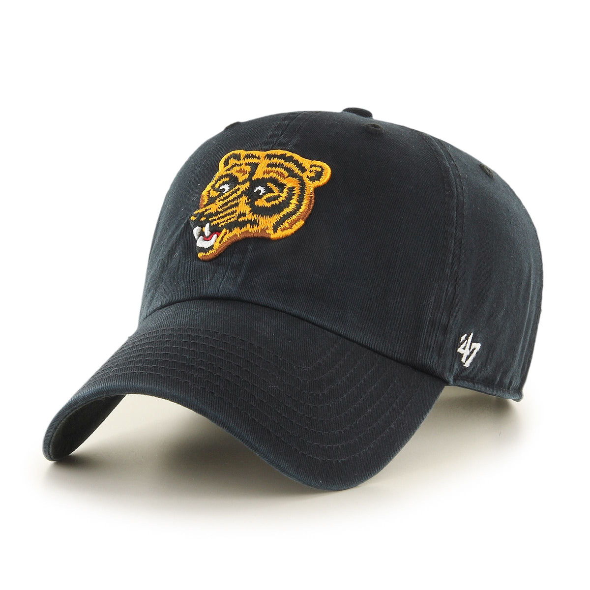 Boston Bruins NHL 47 Brand Men Black Vintage 1992 Bear Logo Clean Up Adjustable Hat product image 1, provided for visual