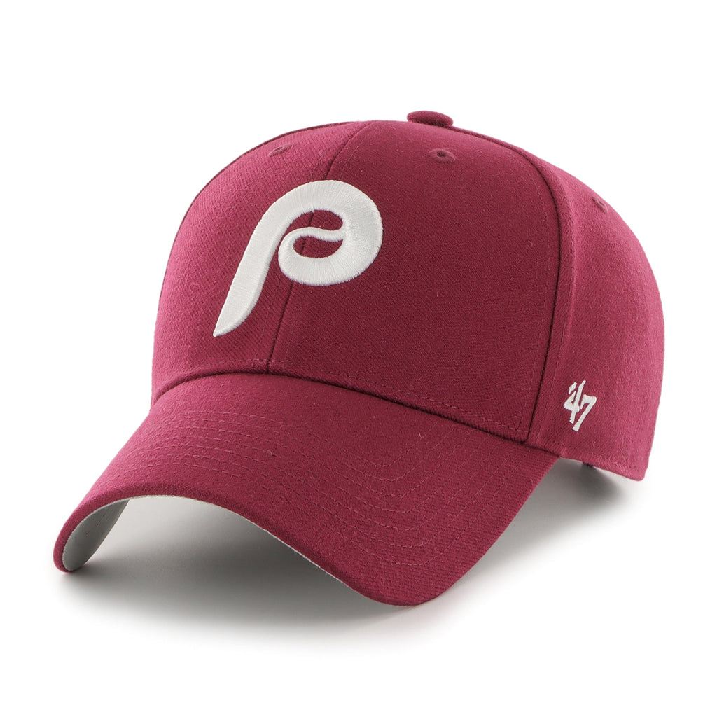 Philadelphia Phillies MLB 47 Brand Men Burgundy 1980 World Series MVP Sure Shot Snapback product image 3, provided for