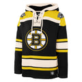 Boston Bruins NHL 47 Brand Men Black Heavyweight Lacer Hoodie product image 1, provided for visual reference and product