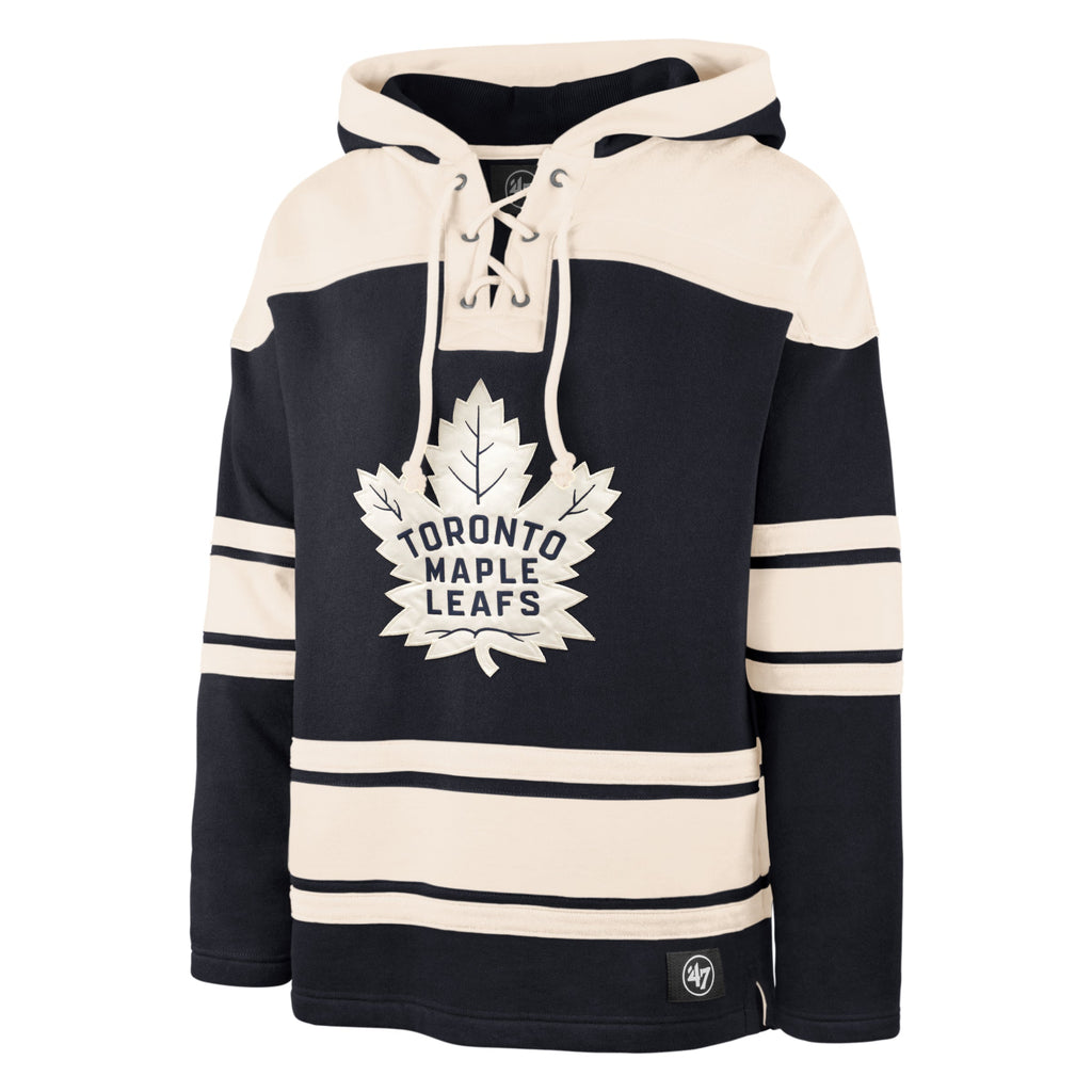 Auston Matthews Toronto Maples Leafs NHL 47 Brand Men Navy Heavyweight Lacer Hoodie product image 2, provided for visual