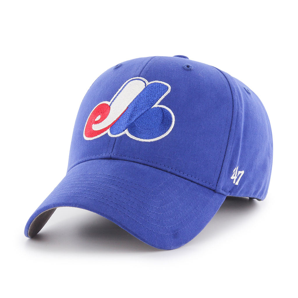 Montreal Expos MLB 47 Brand Infant Royal Blue MVP Adjustable Hat product image 1, provided for visual reference and product