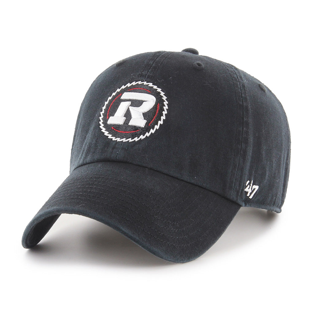 Ottawa Redblacks CFL 47 Brand Men Black Clean up Adjustable Hat product image 1, provided for visual reference and product