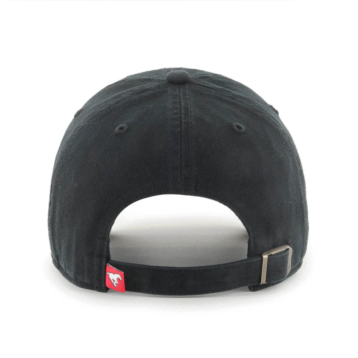 Calgary Stampeders CFL 47 Brand Men Black On Black Clean up Adjustable Hat product image 2, provided for visual reference