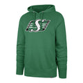 Saskatchewan Rough Riders CFL 47 Brand Men Green Imprint Headline Pullover Hoodie product image 1, provided for visual