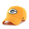 Green Bay Packers NFL 47 Brand Men Yellow Alternate Clean up Adjustable Hat product image 1, provided for visual reference
