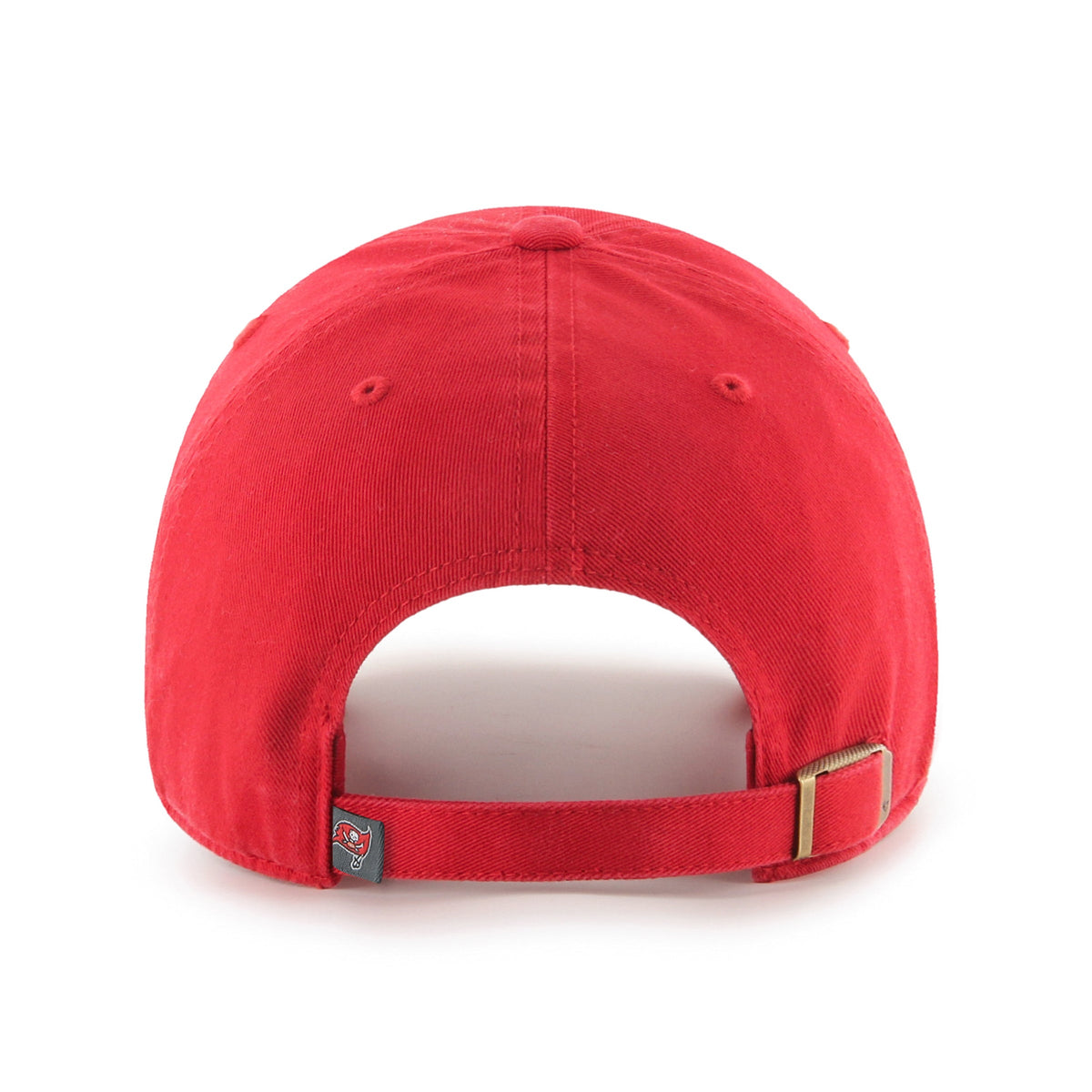 Tampa Bay Buccaneers NFL 47 Brand Men Red Alternate Clean up Adjustable Hat product image 2, provided for visual reference